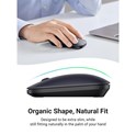 UGREEN SILENT bežični miš, 4000 DPI, USB, sivi