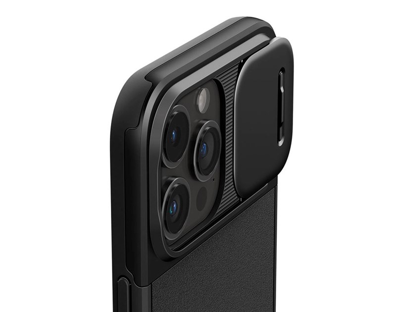 Spigen Optik Armor MagSafe, black - iPhone 15 Pro (ACS07184)