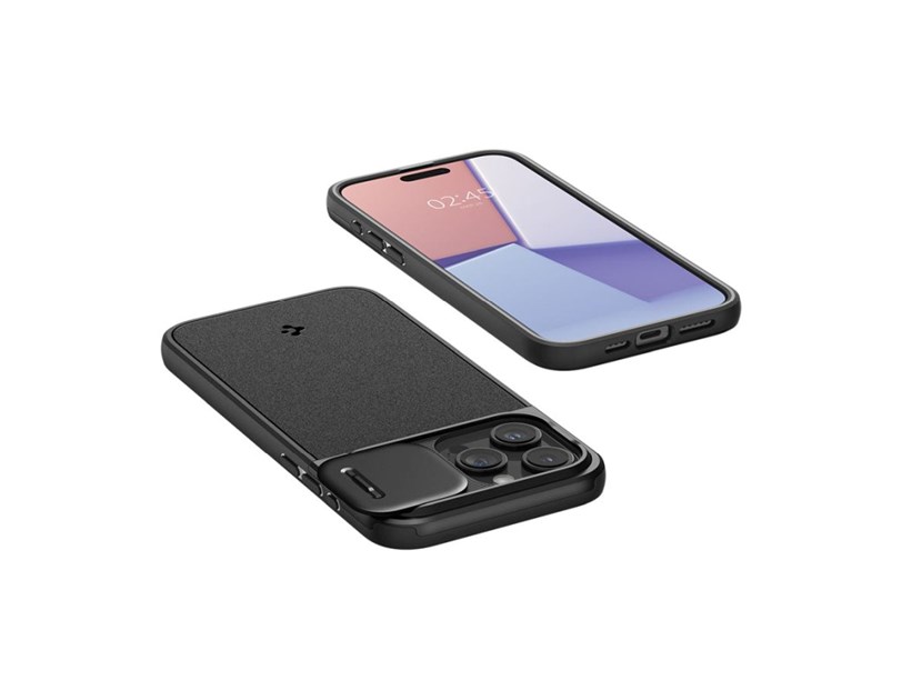 Spigen Optik Armor MagSafe, black - iPhone 15 Pro (ACS07184)