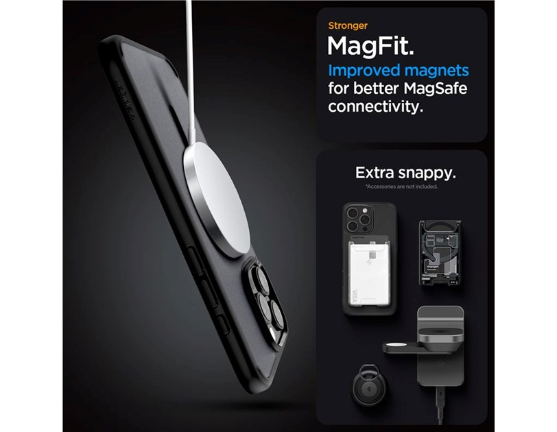 Spigen Ultra Hybrid MagSafe, frost black - iPhone 16 Pro (ACS08134)