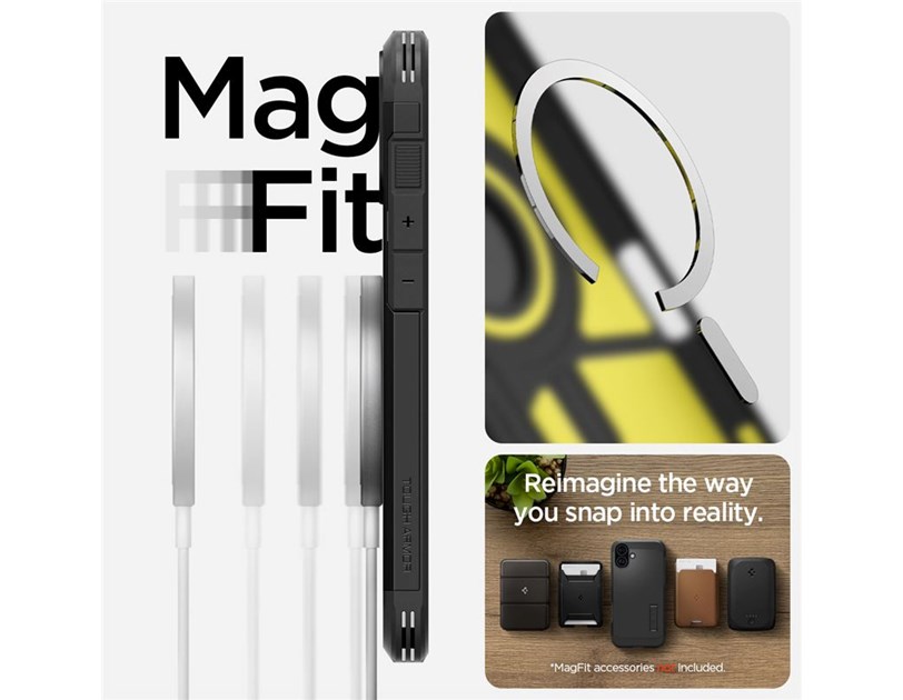 Spigen Tough Armor MagSafe, crni - iPhone 16 (ACS08216)