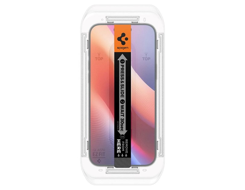 Spigen Glass tR EZ Fit 2 Pack, transparency - iPhone 16 Pro (AGL07928)
