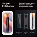 Spigen Glass tR EZ Fit 2 Pack, transparency - iPhone 16 Pro (AGL07928)