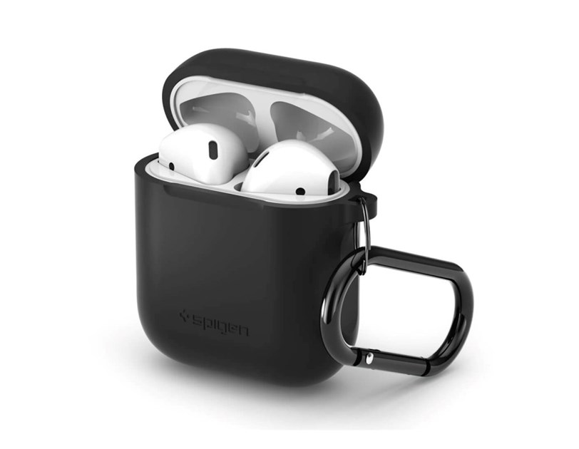 Spigen Silicone case, zaštitna maska za AirPods, crna - AirPods 1/2019 (066CS24808)