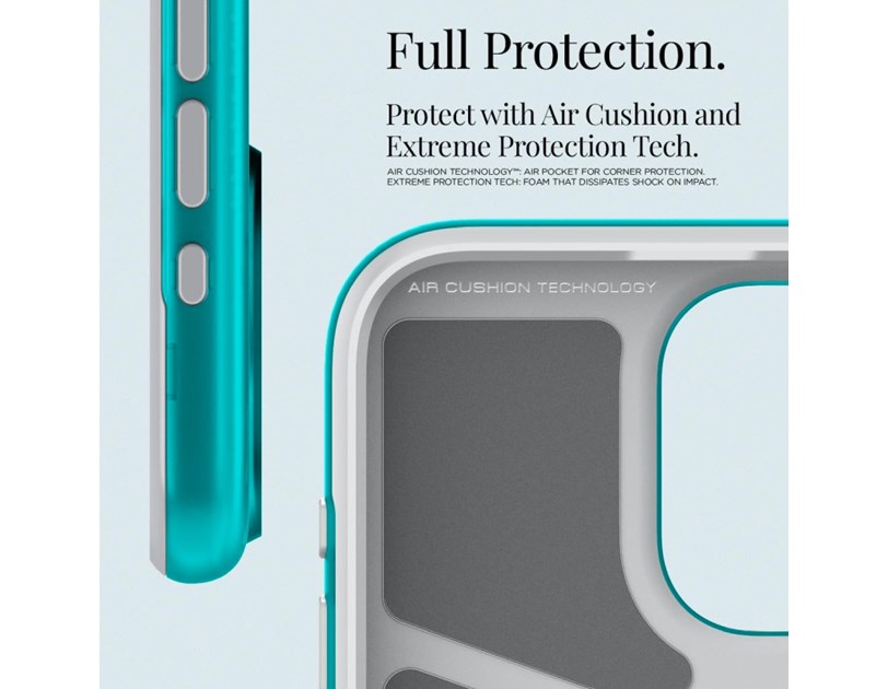 Spigen Classic C1 MagSafe, bondi blue - iPhone 15 Pro (ACS06743)