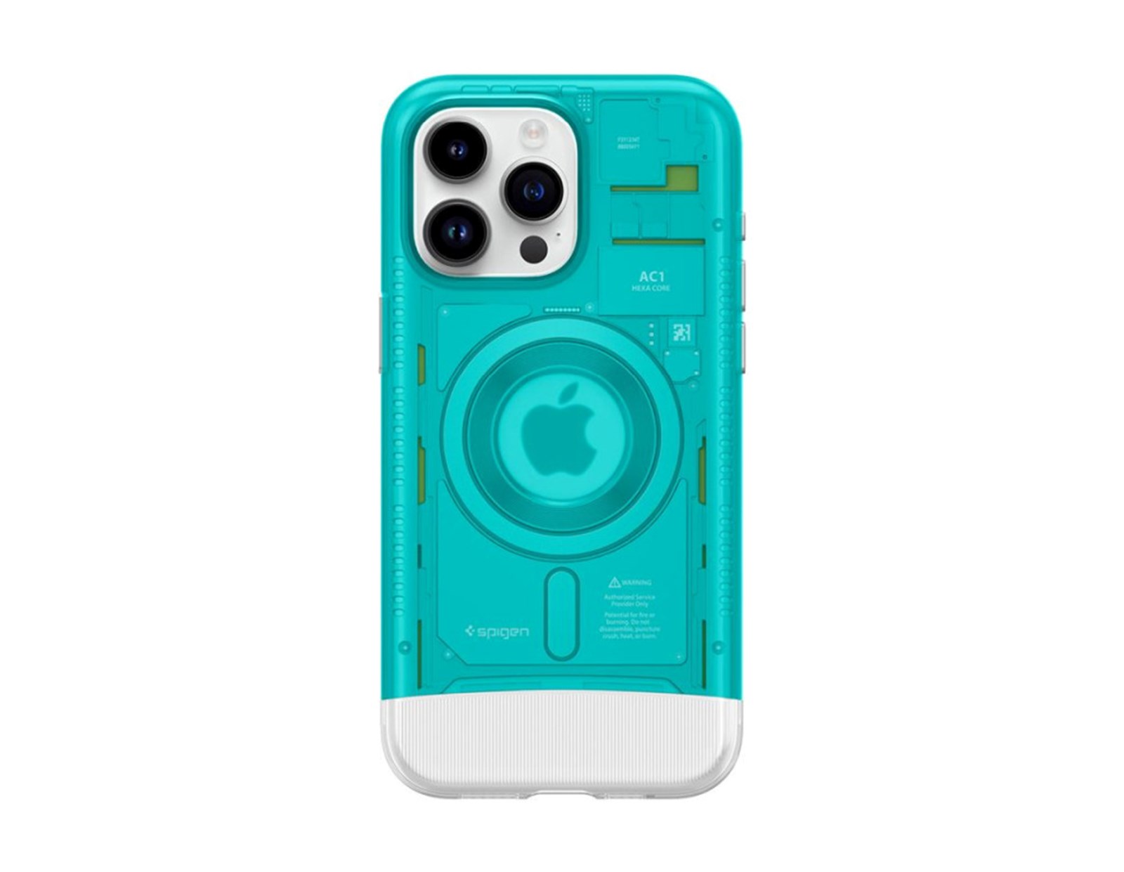 Spigen Classic C1 MagSafe, bondi blue - iPhone 15 Pro Max (ACS06608)