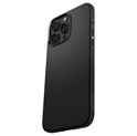 Spigen Liquid Air, zaštitna maska za telefon, mat crna - iPhone 15 Pro Max (ACS06562)