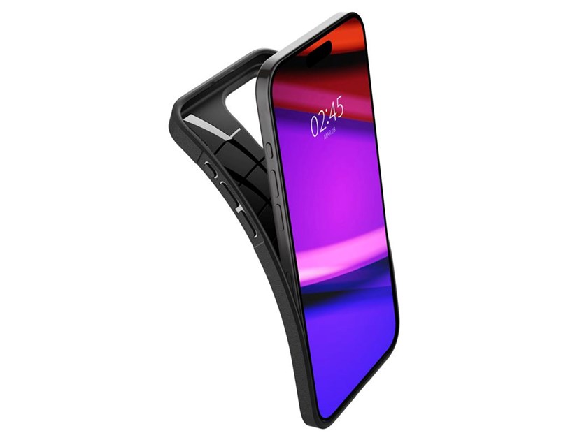 Spigen Core Armor, zaštitna maska za telefon, mat crna - iPhone 15 Pro Max (ACS06441)