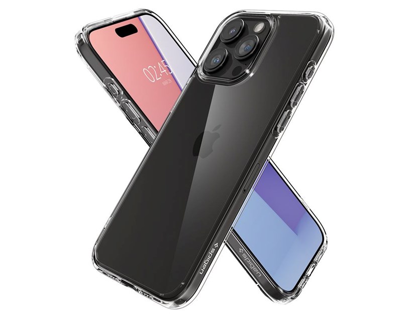 Spigen Ultra Hybrid, zaštitna maska za telefon, prozirna - iPhone 15 Pro Max (ACS06565)