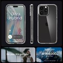 Spigen Crystal Hybrid, zaštitna maska za telefon, prozirna - iPhone 15 Pro Max (ACS06446)