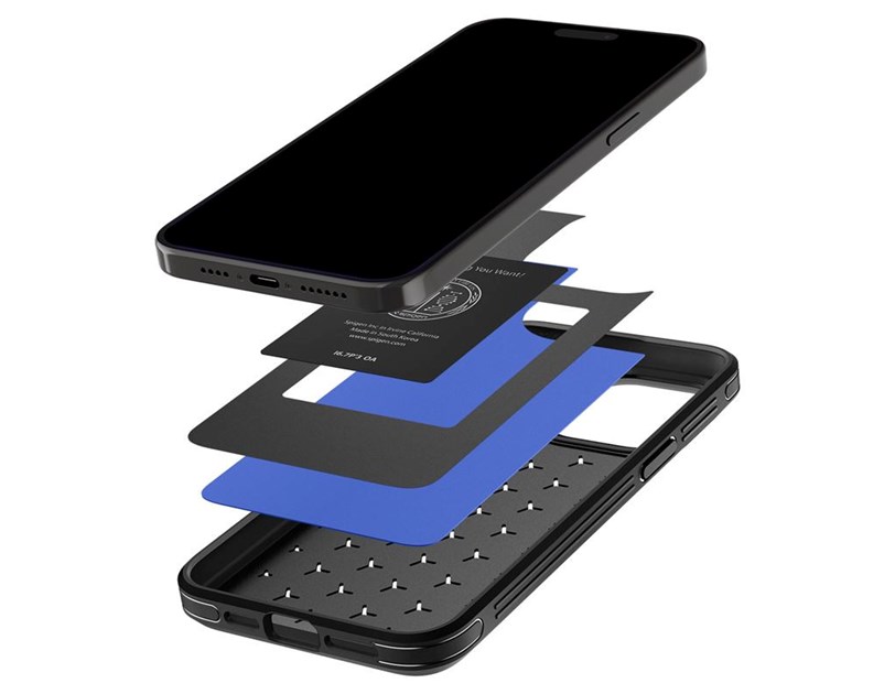 Spigen Cryo Armor, cryo blue zaštitna maska za telefon - iPhone 15 Pro Max (ACS06603)