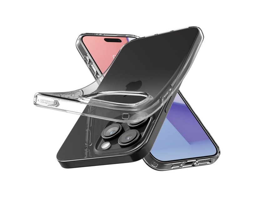 Spigen Liquid Crystal, zaštitna maska za telefon, prozirna - iPhone 15 Pro (ACS06699)
