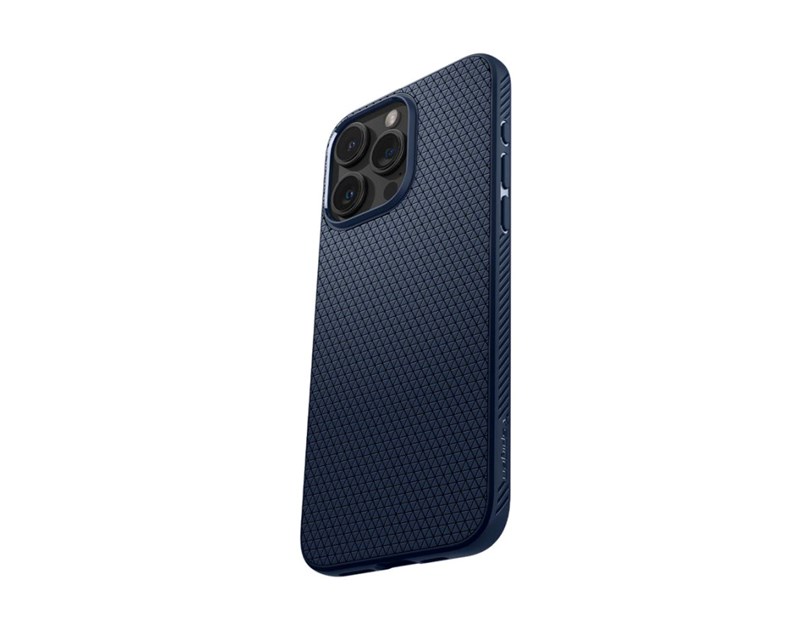 Spigen Liquid Air, zaštitna maska za telefon, tamno plava - iPhone 15 Pro (ACS06705)