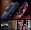 Spigen Liquid Air, zaštitna maska za telefon, tamno plava - iPhone 15 Pro (ACS06705)