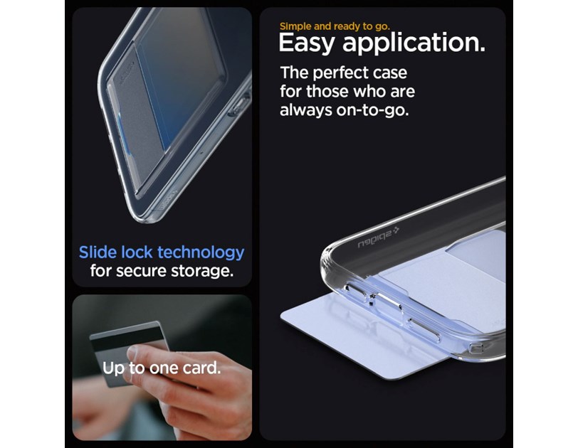Spigen Crystal Slot, crystal clear, zaštitna maska za telefon - iPhone 15 Pro (ACS06726)