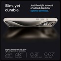 Spigen Liquid Air, natural titanium, zaštitna maska za telefon - iPhone 15 Pro (ACS07217)