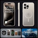 Spigen Ultra Hybrid MagSafe, frost natural titanium - iPhone 15 Pro