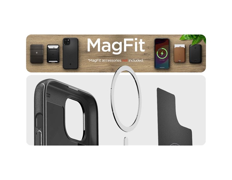 Spigen Mag Armor MagSafe, zaštitna maska za telefon, mat crna - iPhone 15 Plus (ACS06671)
