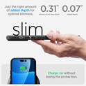 Spigen Liquid Air, zaštitna maska za telefon, mat crna - iPhone 14 Pro Max