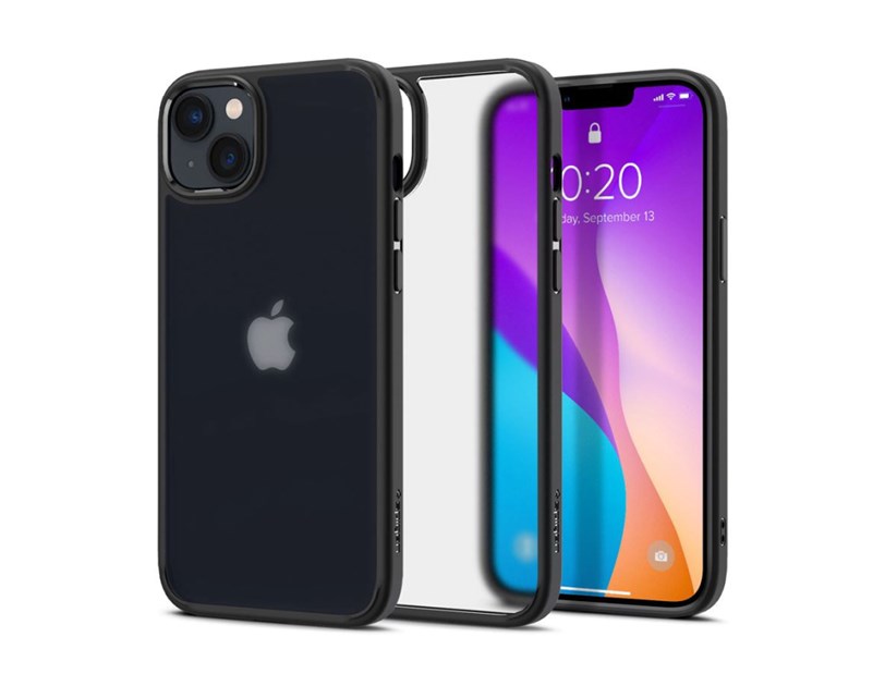 Spigen Ultra Hybrid, zaštitna maska za telefon, frost black - iPhone 14 Plus (ACS04901)