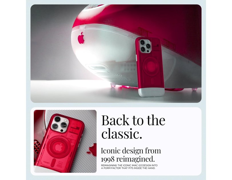 Spigen Classic C1 MagSafe, ruby - iPhone 15 Pro Max (ACS06609)