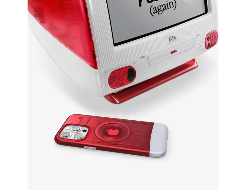 Spigen Classic C1 MagSafe, ruby - iPhone 15 Pro Max (ACS06609)