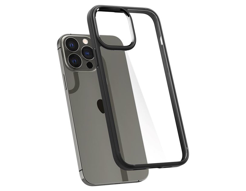 Spigen Ultra Hybrid, zaštitna maska za telefon, mat crna - iPhone 13 Pro