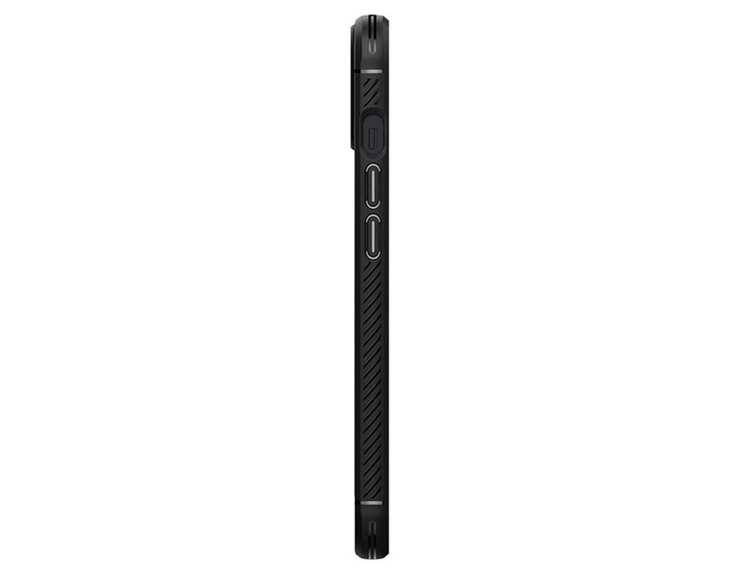 Spigen Rugged Armor, zaštitna maska za telefon, mat crna - iPhone 13