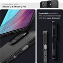 Spigen Thin Fit, zaštitna maska za telefon, crna - iPhone 12/Pro