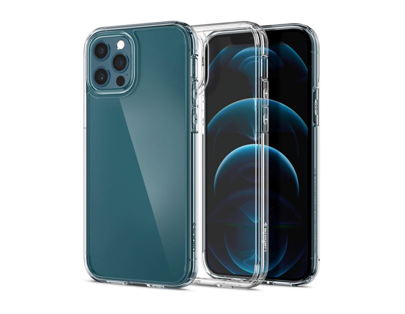 Spigen Ultra Hybrid, zaštitna maska za telefon, prozirna - iPhone 12/Pro