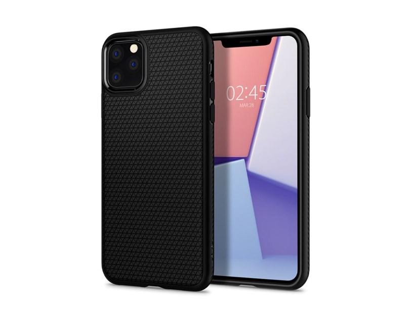 Spigen Liquid Air, zaštitna maska za telefon, crna - iPhone 11 Pro