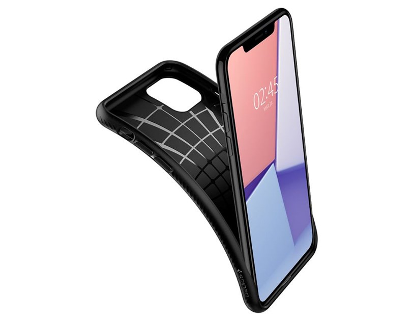 Spigen Liquid Air, zaštitna maska za telefon, crna - iPhone 11 Pro
