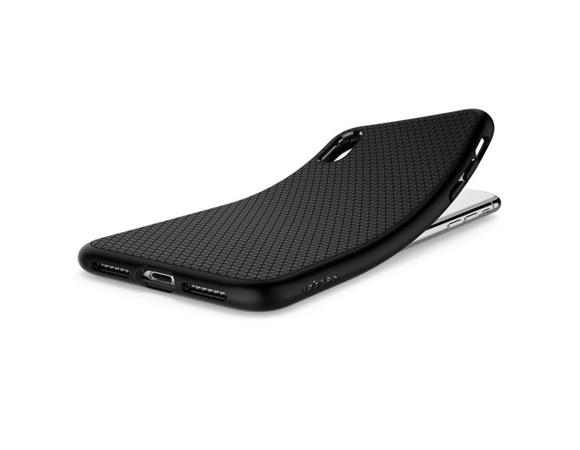 Spigen Liquid Air, zaštitna maska za telefon, crna - iPhone XR