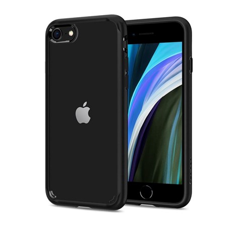 Spigen Ultra Hybrid 2, zaštitna maska za telefon, crna - iPhone SE (2022/2020)/8/7