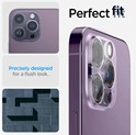 Spigen Glass Optik, zaštitno staklo za kameru telefona, 2 kom, prozirno - iPhone 14 Pro/iPhone 14 Pro Max (AGL05228)
