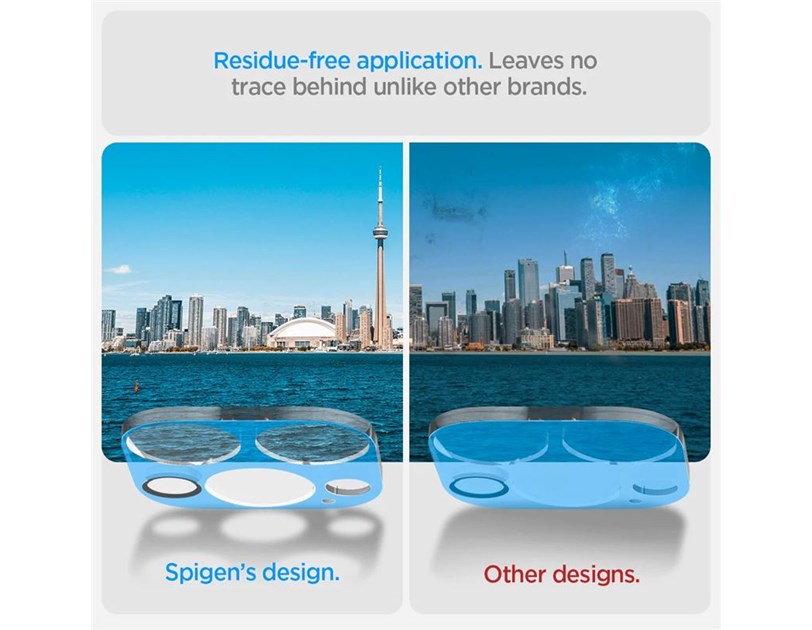 Spigen Glass Optik, zaštitno staklo za kameru telefona, 2 kom, prozirno - iPhone 14 Pro/iPhone 14 Pro Max (AGL05228)