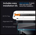 Spigen Glass tR EZ Fit, transparency, zaštitno staklo za telefon, 2 kom - iPhone 15 Pro Max (AGL06872)