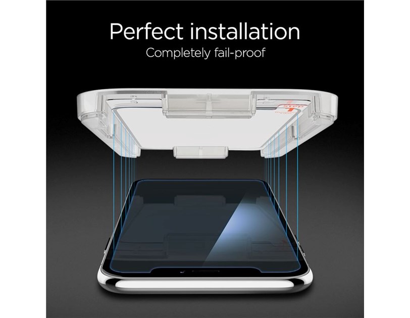 Spigen Glas.tR EZ Fit, zaštitno staklo za telefon - iPhone XR
