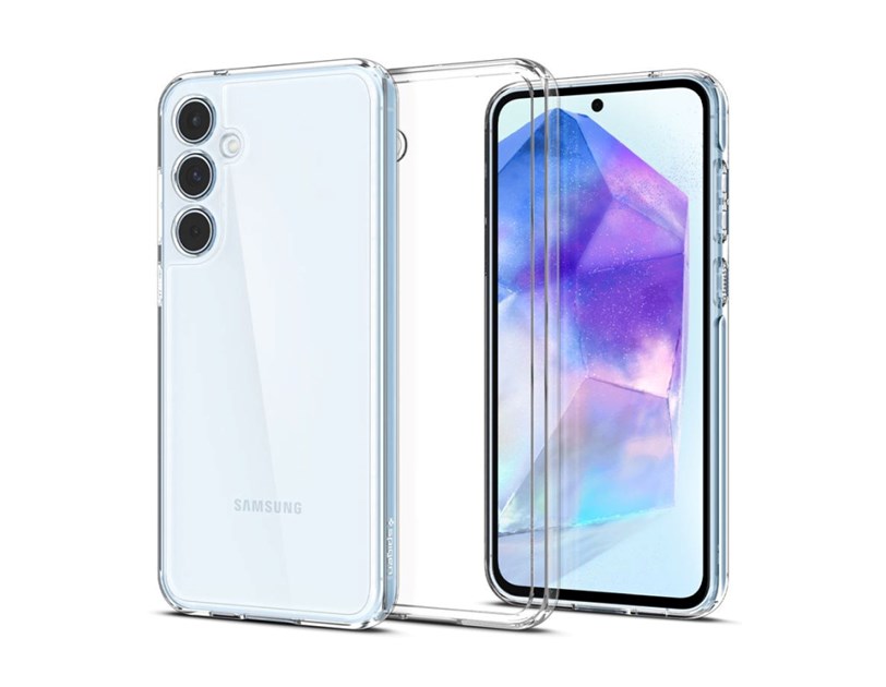 Spigen Ultra Hybrid, crystal clear - Samsung Galaxy A55