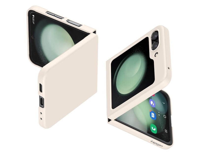 Spigen Air Skin, pearled ivory, zaštitna maska za telefon - Samsung Galaxy Z Flip5 (ACS06231)