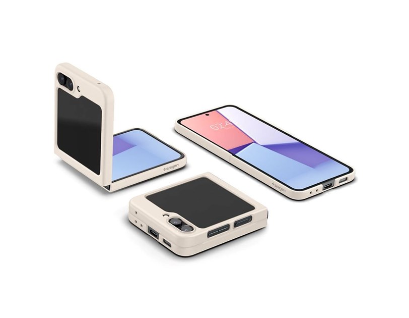 Spigen Air Skin, pearled ivory, zaštitna maska za telefon - Samsung Galaxy Z Flip5 (ACS06231)