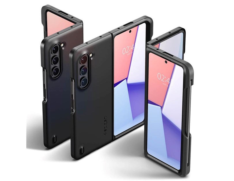 Spigen Thin Fit, P (S Pen), zaštitna maska za telefon, crna - Samsung Galaxy Z Fold5 (ACS06209)
