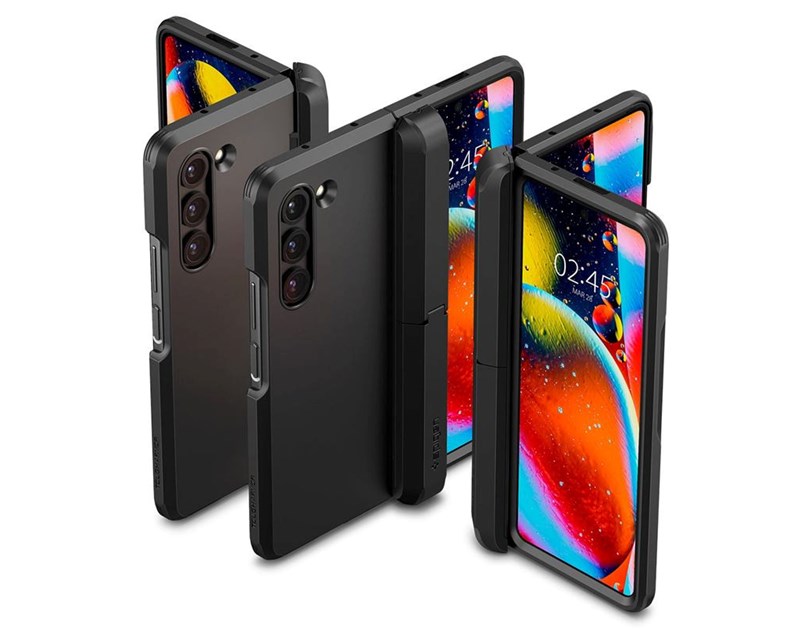Spigen Tough Armor, zaštitna maska za telefon, crna - Samsung Galaxy Z Fold5 (ACS06214)