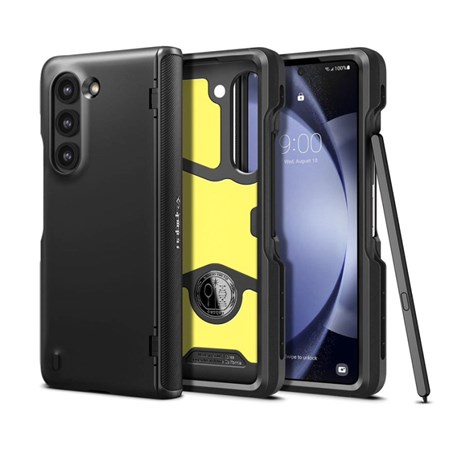 Spigen Slim Armor Pro Pen Edition, zaštitna maska za telefon, crna - Samsung Galaxy Z Fold5 (ACS06213)