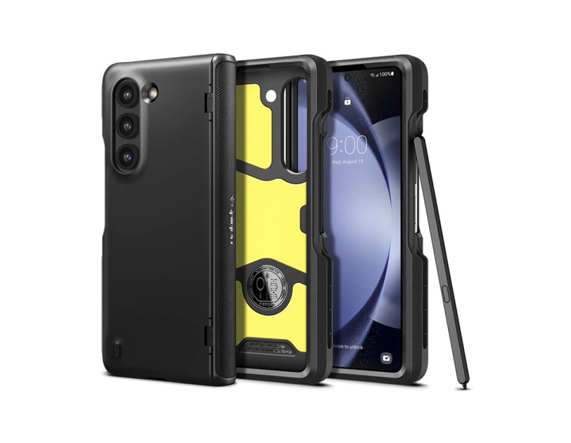 Spigen Slim Armor Pro Pen Edition, zaštitna maska za telefon, crna - Samsung Galaxy Z Fold5 (ACS06213)
