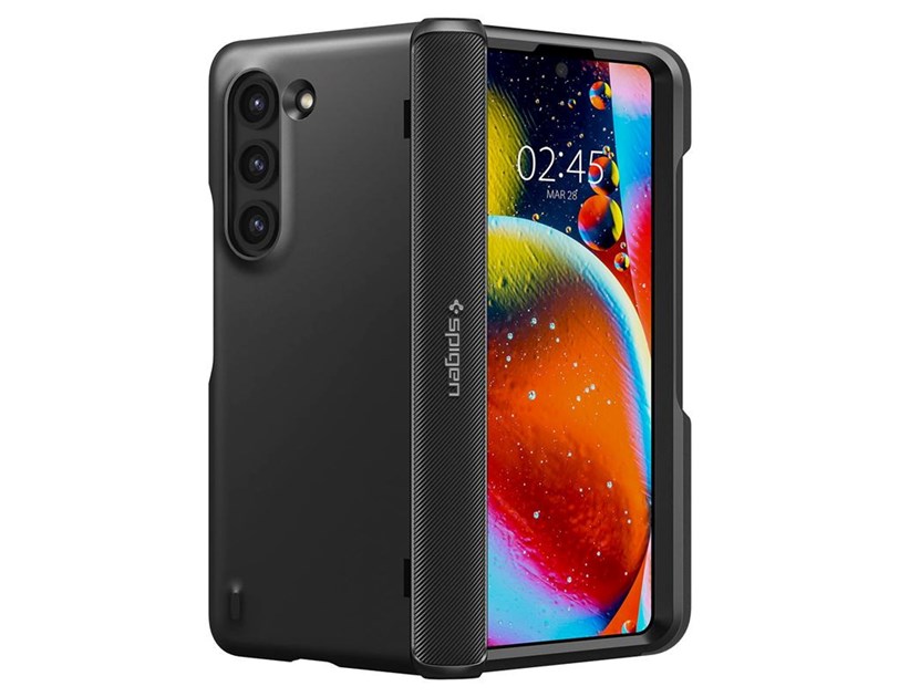 Spigen Slim Armor Pro Pen Edition, zaštitna maska za telefon, crna - Samsung Galaxy Z Fold5 (ACS06213)