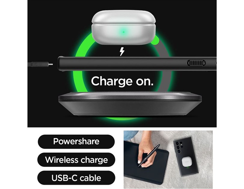 Spigen Ultra Hybrid, frost black zaštitna maska za telefon - Samsung Galaxy S24 Ultra (ACS07296)