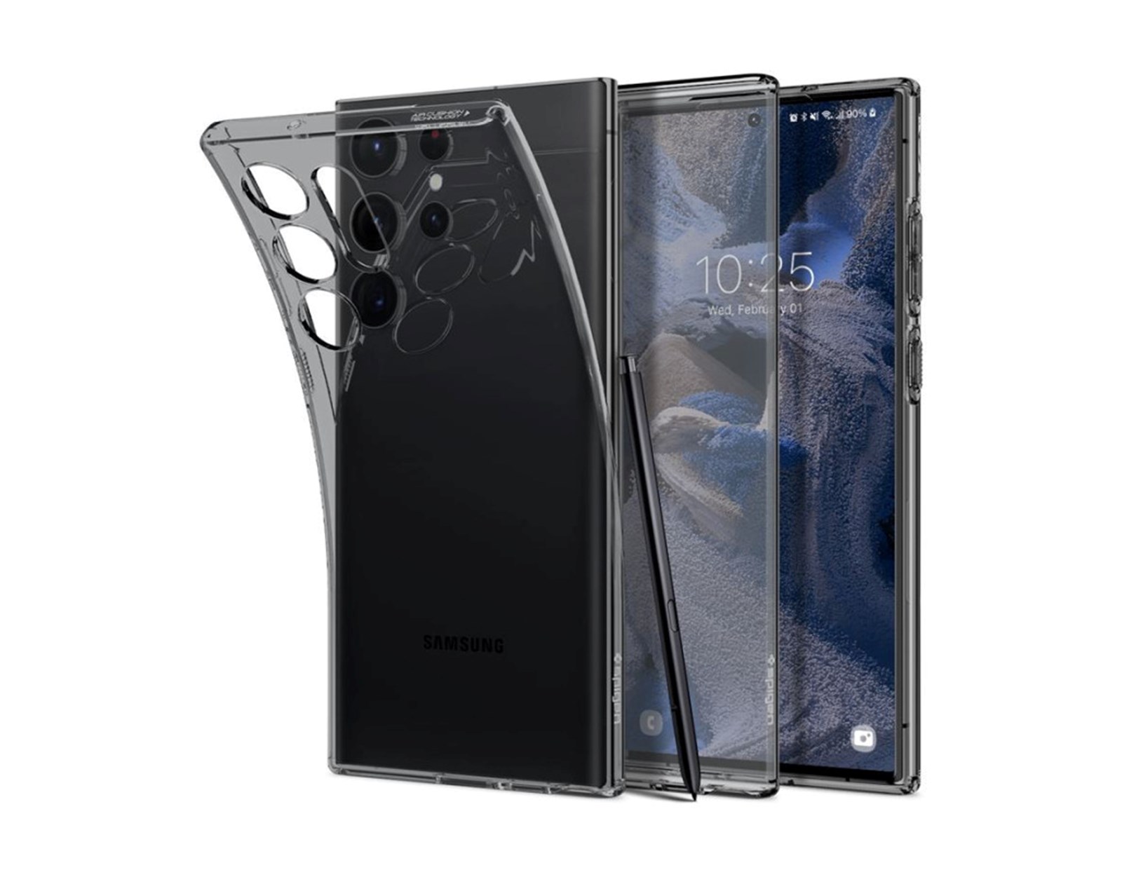 Spigen Liquid Crystal, zaštitna maska za telefon, space - Samsung Galaxy S23 Ultra (ACS05611)