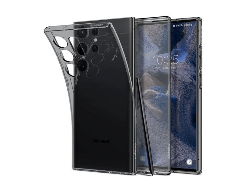 Spigen Liquid Crystal, zaštitna maska za telefon, space - Samsung Galaxy S23 Ultra (ACS05611)