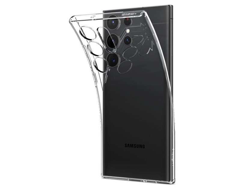 Spigen Liquid Crystal, zaštitna maska za telefon, prozirna - Samsung Galaxy S23 Ultra